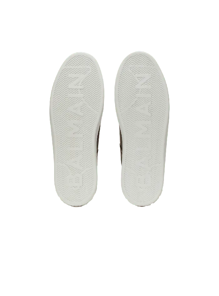 Balmain BCourt Signature Calfskin Sneakers Black Men Sneakers