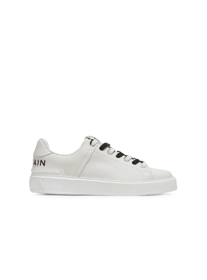 Balmain BCourt Smooth Leather Sneakers White Women Sneakers