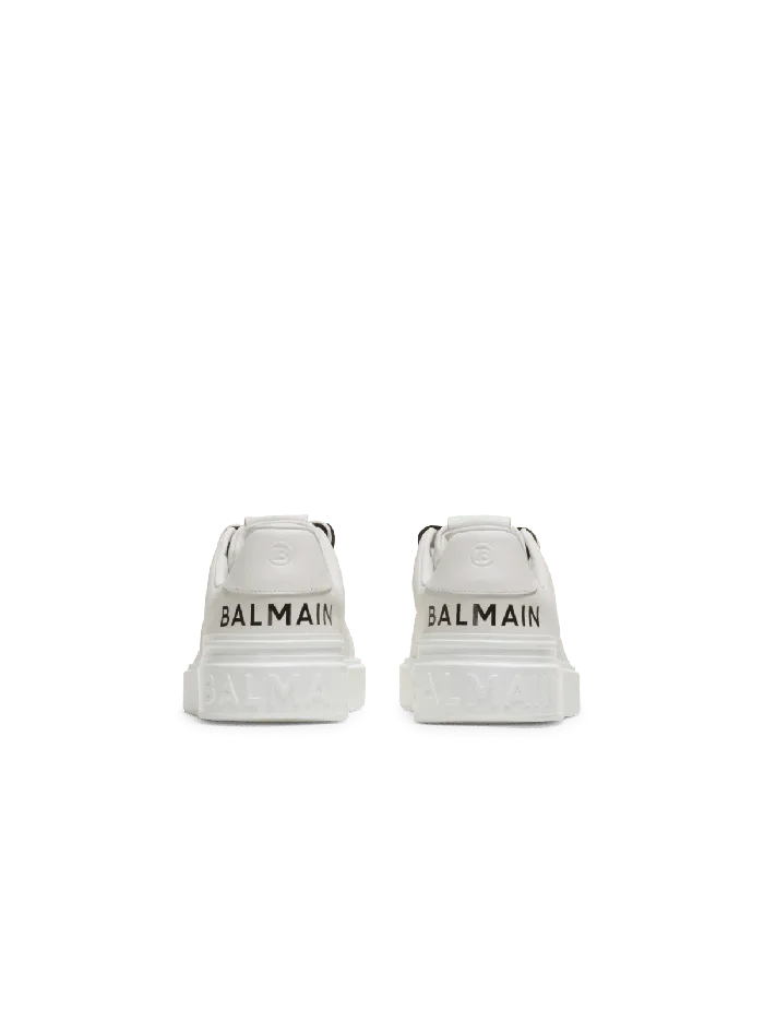 Balmain BCourt Smooth Leather Sneakers White Women Sneakers
