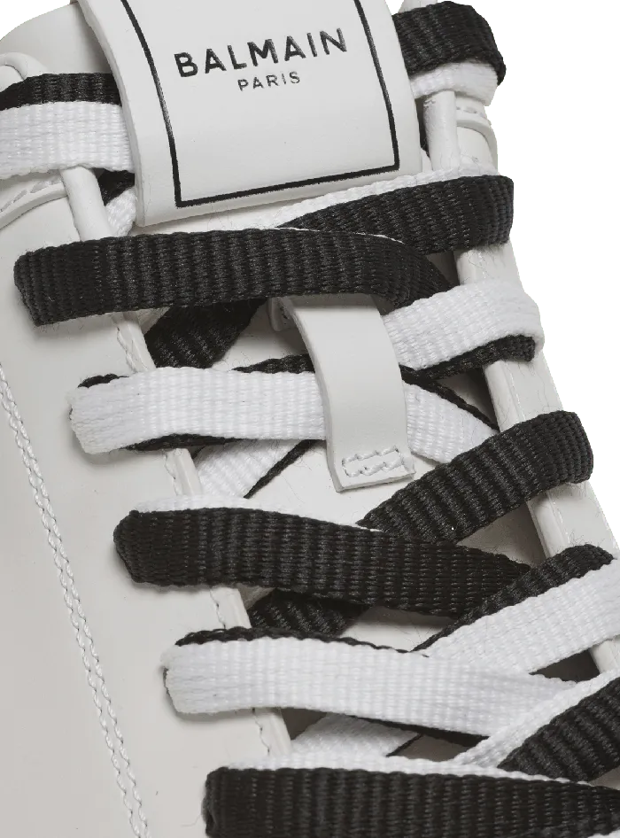 Balmain BCourt Smooth Leather Sneakers White Women Sneakers