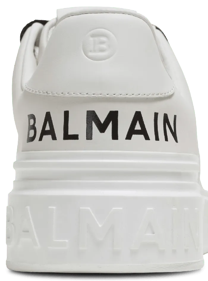 Balmain BCourt Smooth Leather Sneakers White Women Sneakers