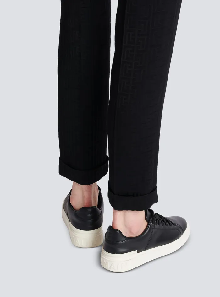 Balmain BCourt Trainers In Calfskin Multicolor Men Sneakers