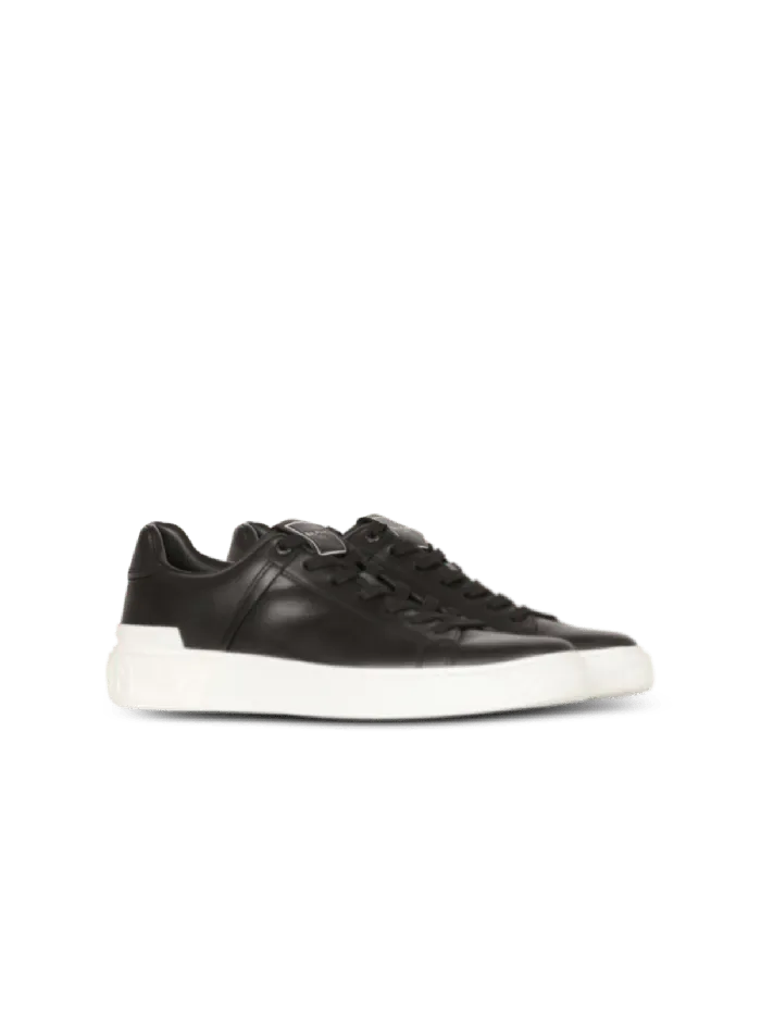 Balmain BCourt Trainers In Calfskin Multicolor Men Sneakers