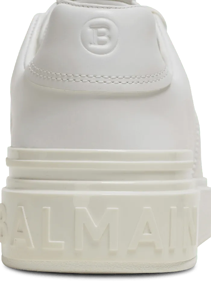 Balmain BCourt Trainers In Calfskin White Men Sneakers