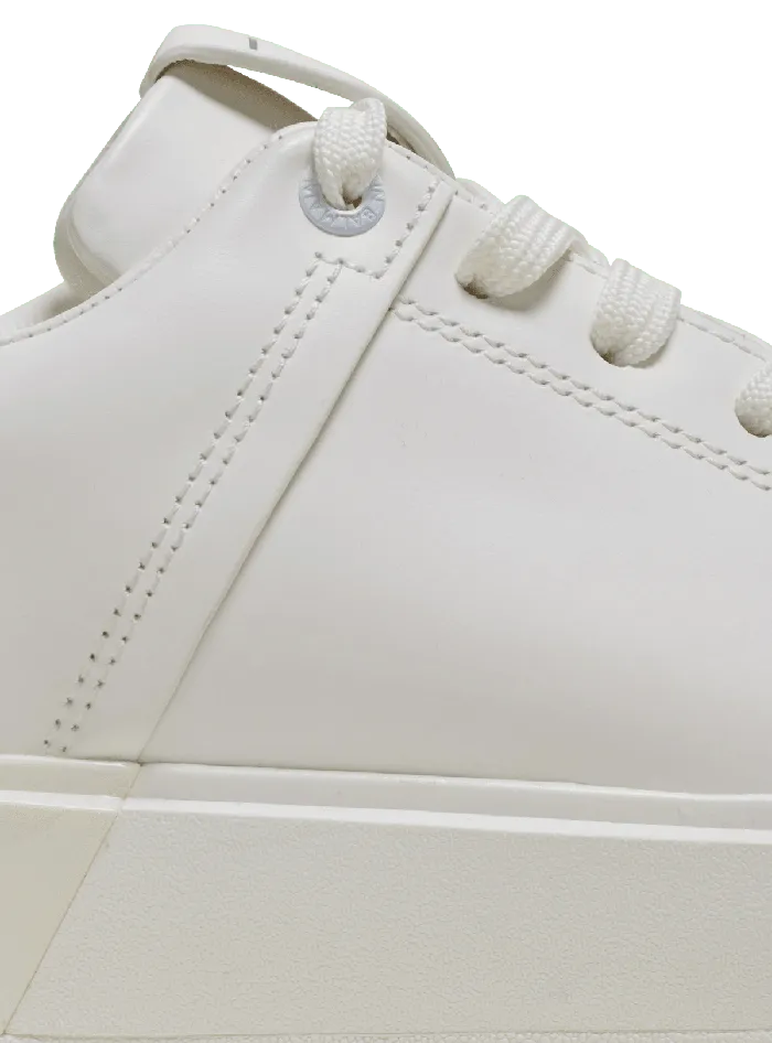 Balmain BCourt Trainers In Calfskin White Men Sneakers