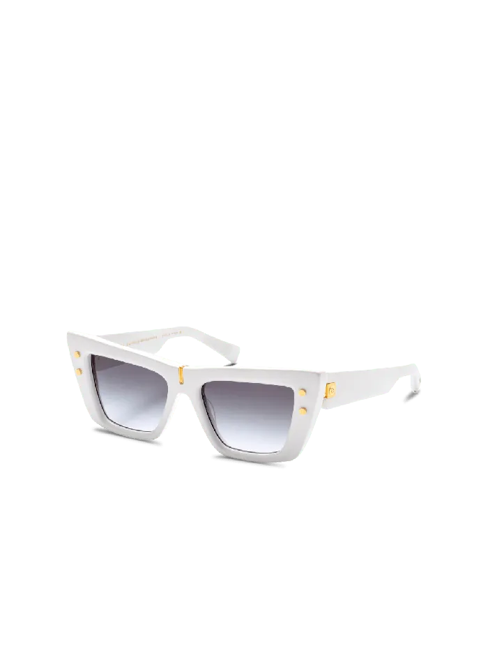 Balmain BEye Sunglasses White WomenMen Eyewear
