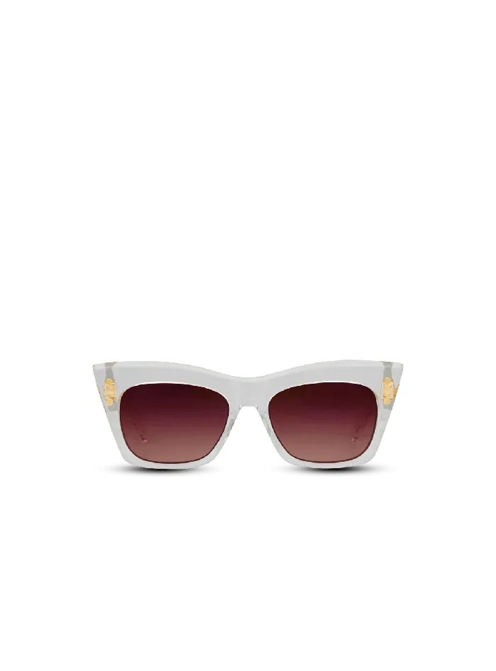 Balmain Crystal BII Sunglasses Grey Men Eyewear