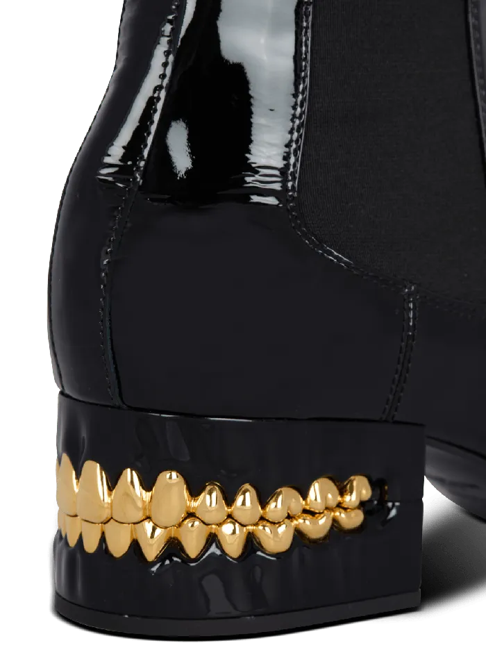 Balmain Eden Patent Leather Chelsea Boots Black Men Boots And Rangers