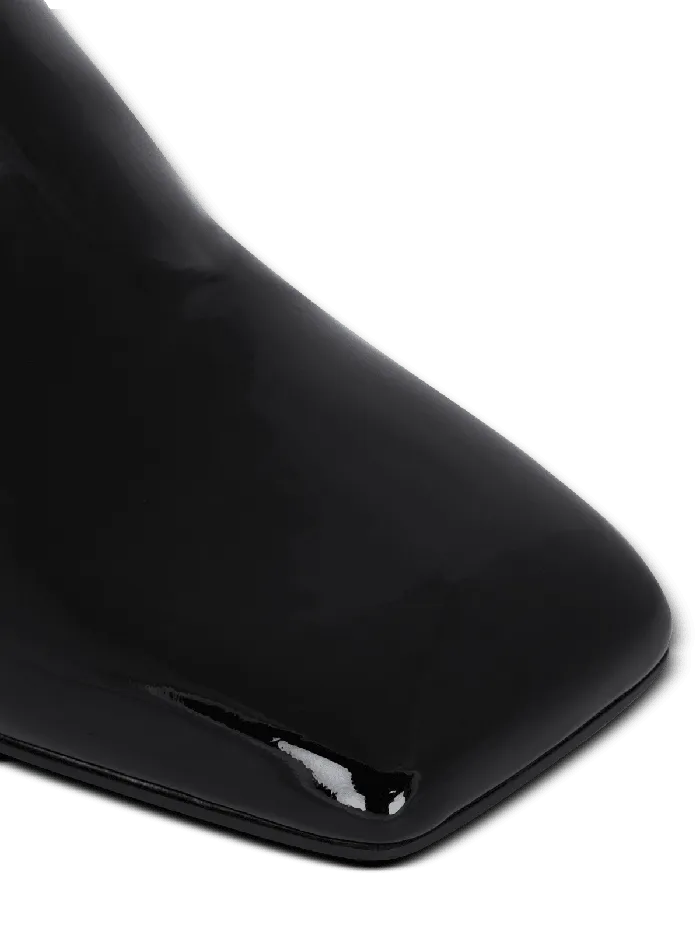 Balmain Eden Patent Leather Chelsea Boots Black Men Boots And Rangers