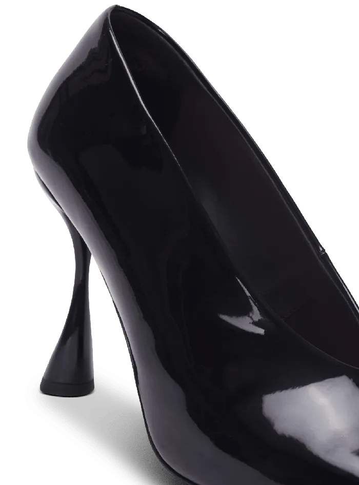 Balmain Eden Patent Leather Pumps Black Women High Heels and Pumps