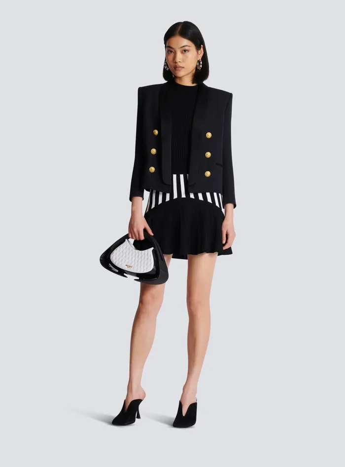 Balmain Edgetoedge 6button Jacket Black Women Jackets And Blazers
