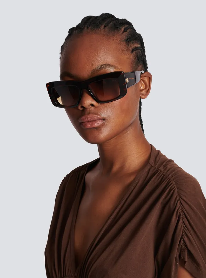 Balmain Envie Sunglasses Brown WomenMen Eyewear