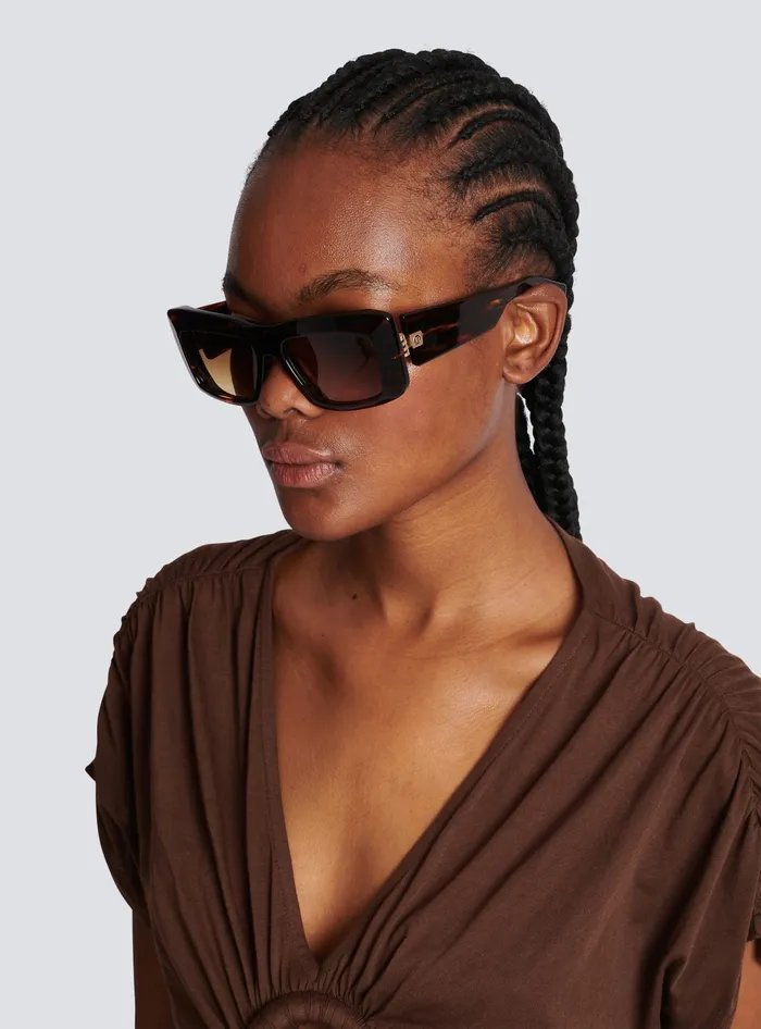 Balmain Envie Sunglasses Brown WomenMen Eyewear