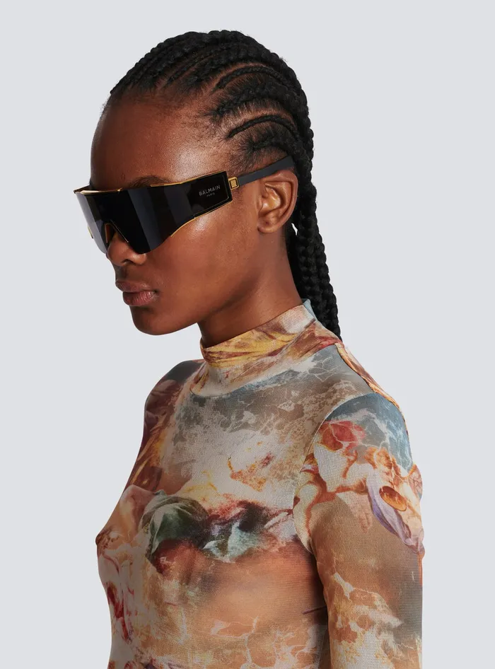 Balmain Fleche Sunglasses Black WomenMen Eyewear