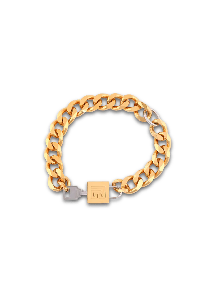 Balmain KeyandLock Necklace Gold Women Fashion Jewelry