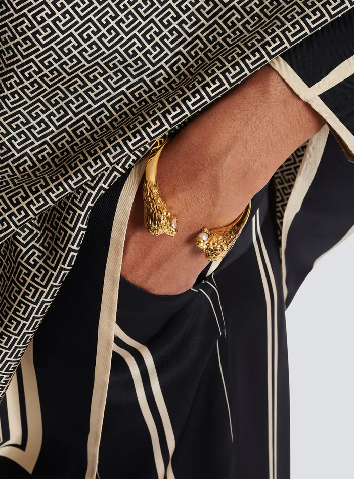 Balmain Lion Bracelet Gold Women Fashion Jewelry