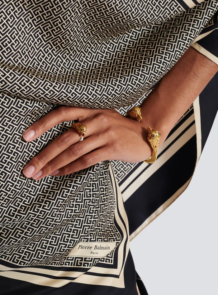 Balmain Lion Bracelet Gold Women Fashion Jewelry