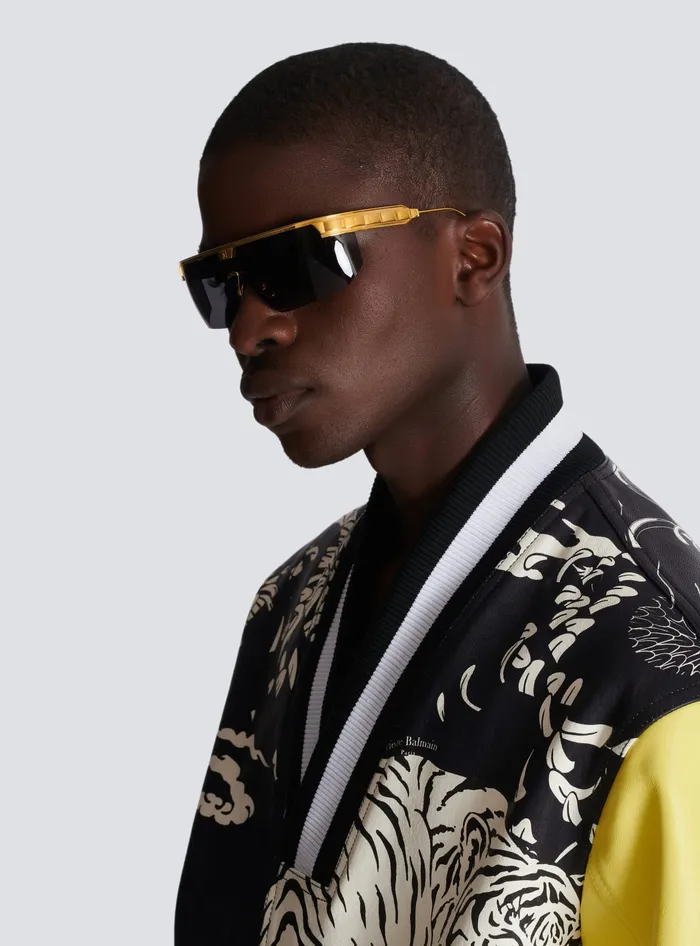 Balmain Major Sunglasses Gold MenWomen Eyewear