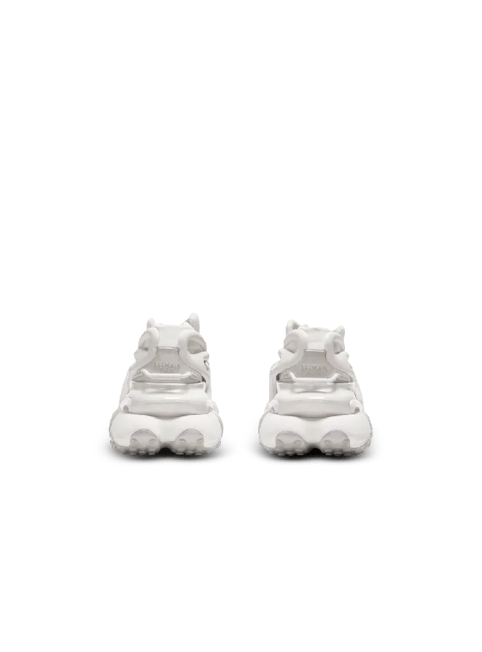 Balmain Neoprene And Leather Unicorn Lowtop Sneakers White Men Sneakers