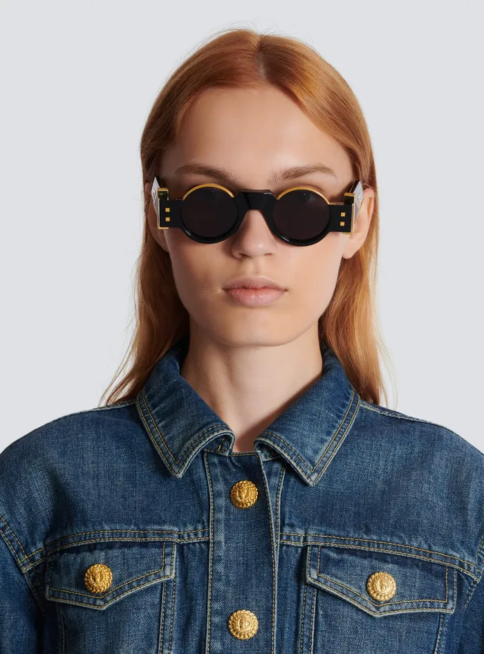 Balmain Olivier II Sunglasses Black WomenMen Eyewear