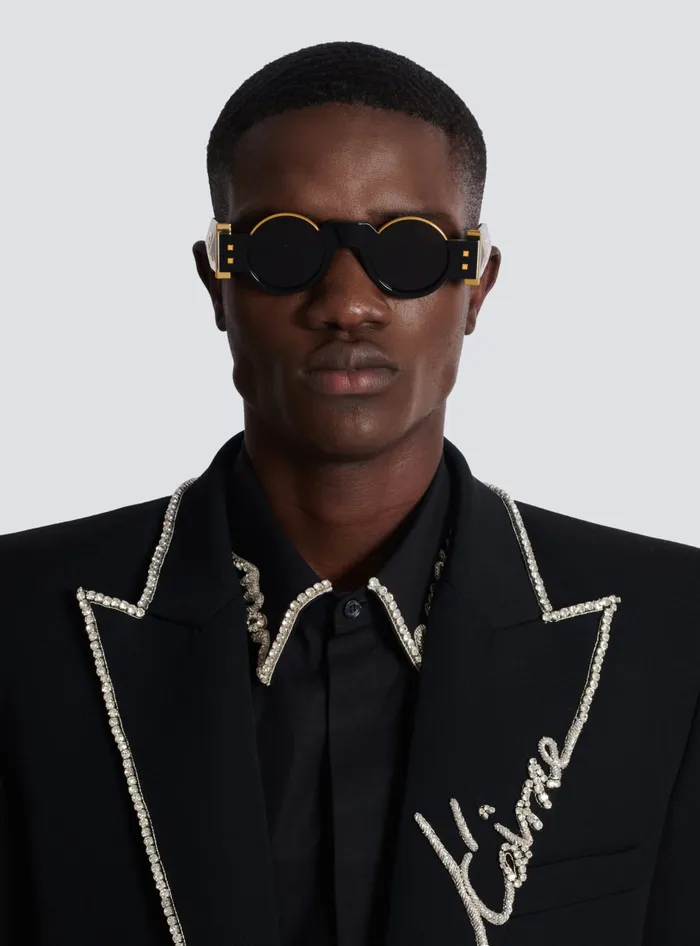 Balmain Olivier II Sunglasses Black WomenMen Eyewear