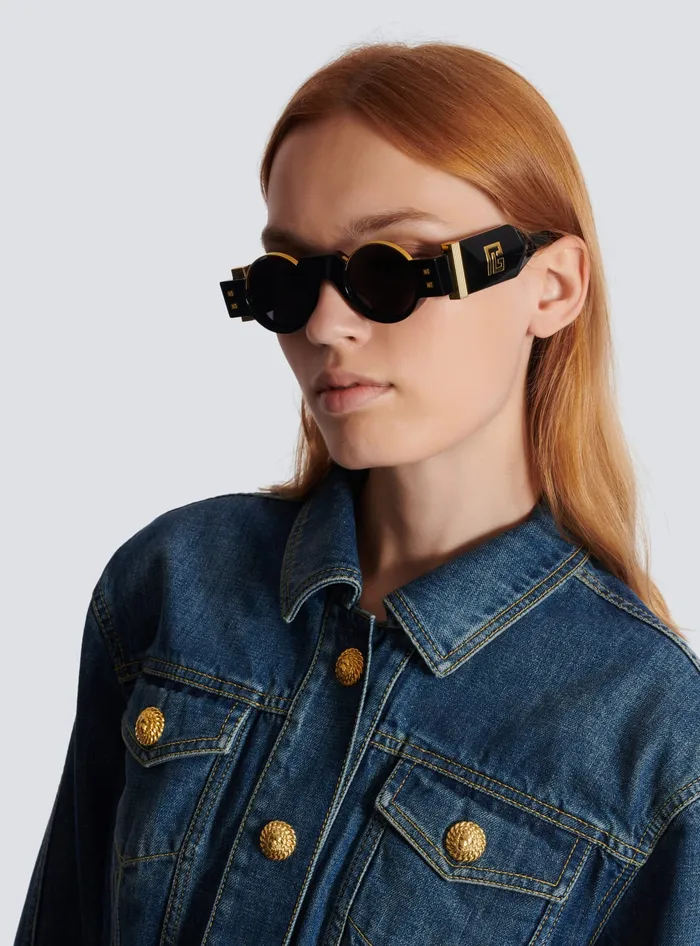 Balmain Olivier II Sunglasses Black WomenMen Eyewear