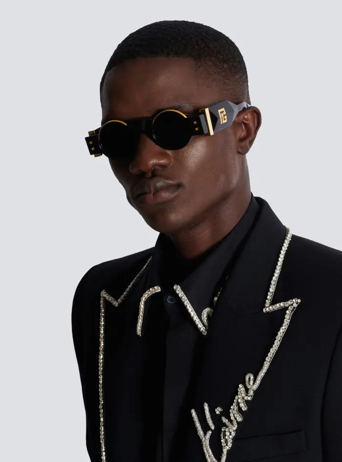Balmain Olivier II Sunglasses Black WomenMen Eyewear