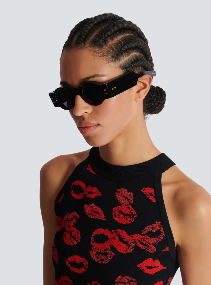 Balmain Olivier Sunglasses Black WomenMen Eyewear
