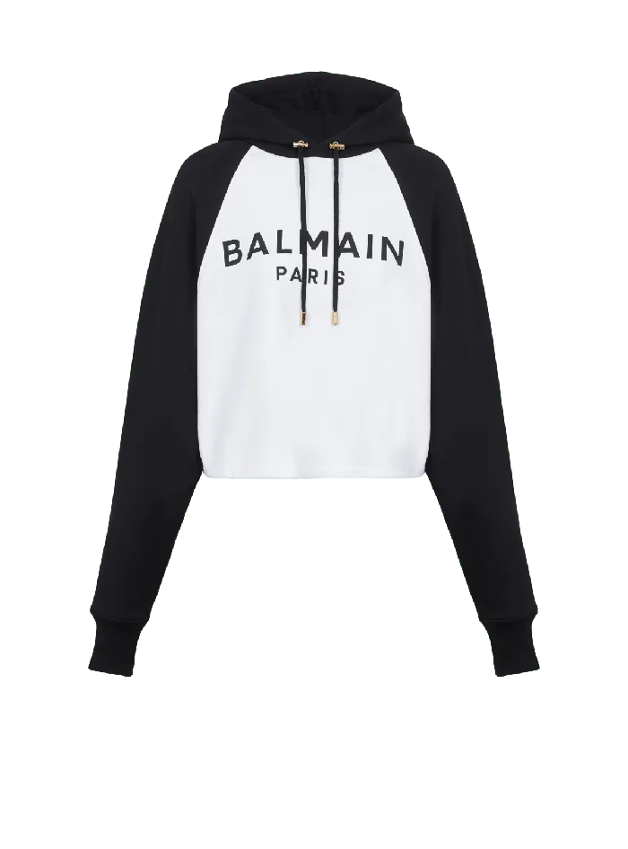 Balmain Paris Hoodie Black Women Sweatshirts