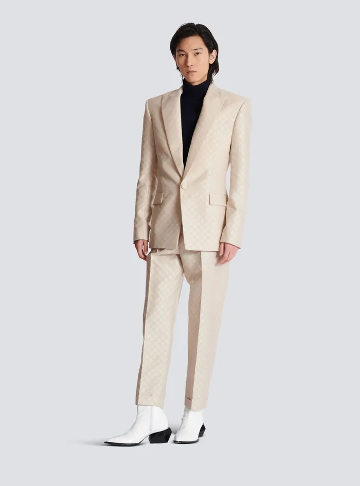 Balmain PB Turtleneck Navy Men Knitwear