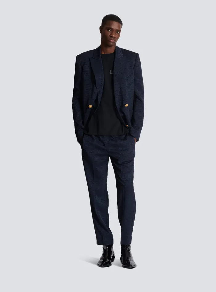 Balmain Pierre Shortsleeved Tshirt Black Men TShirts
