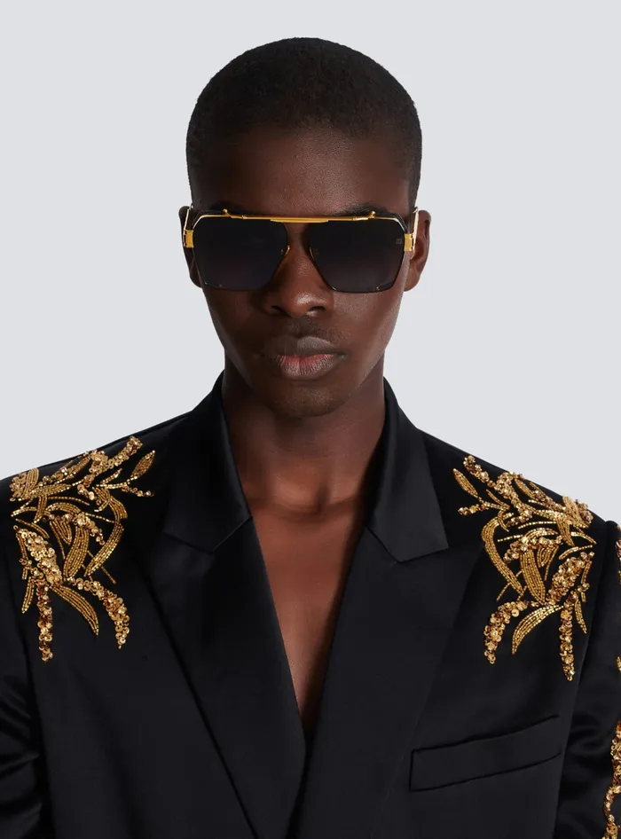 Balmain Premier Sunglasses Black WomenMen Eyewear