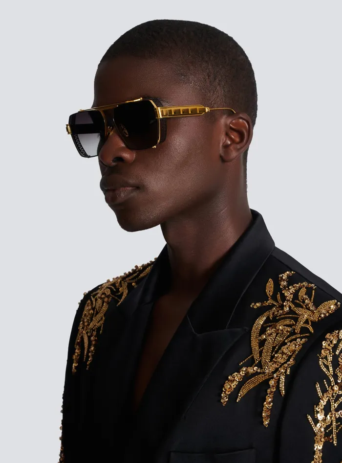 Balmain Premier Sunglasses Black WomenMen Eyewear