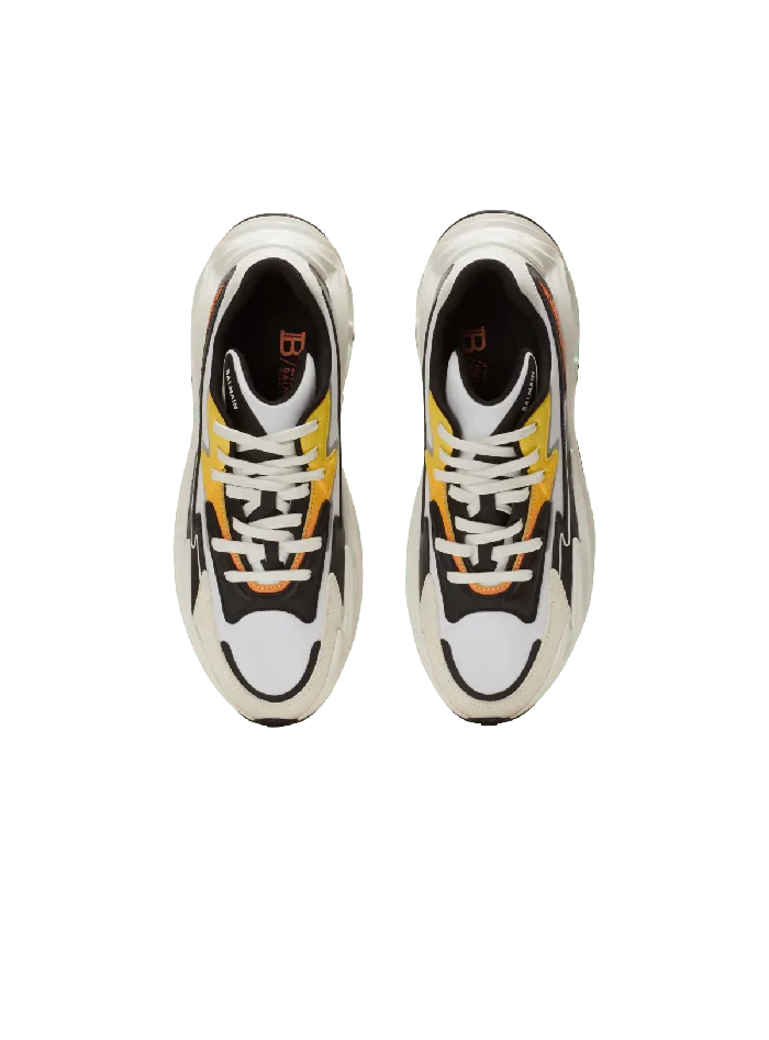 Balmain RunRow Leather And Nylon Sneakers Multicolor Men Sneakers