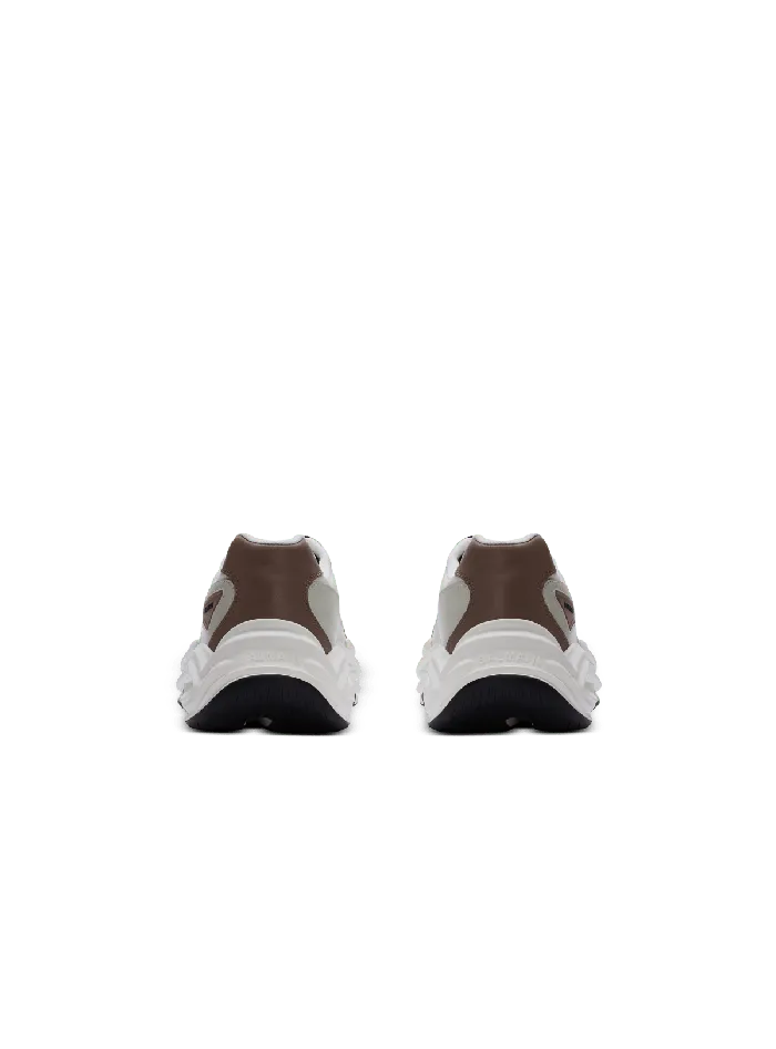Balmain RunRow Leather And Nylon Sneakers White Men Sneakers