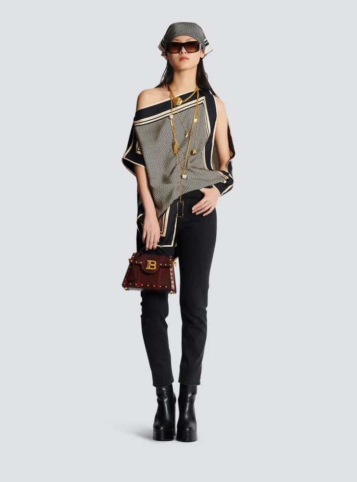 Balmain Slimfit Denim Jeans Black Women Denim