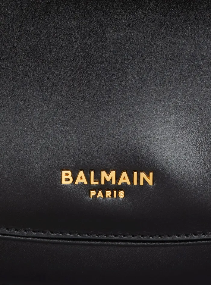 Balmain Small Jolie Madame Bag In Box Leather Black Women Handbags