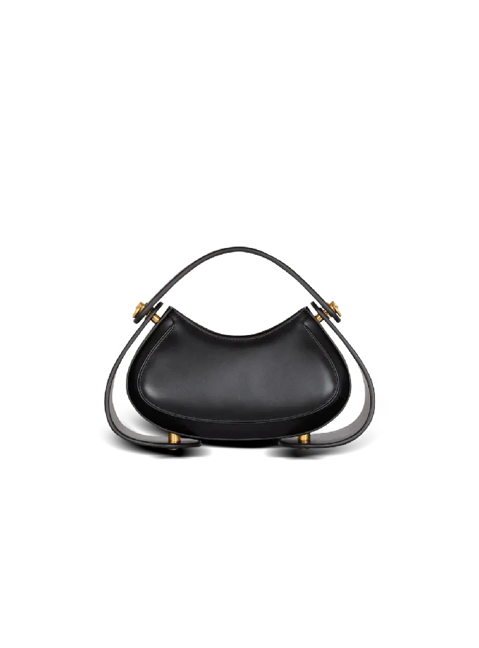 Balmain Small Jolie Madame Bag In Box Leather Black Women Handbags