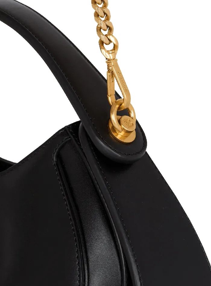Balmain Small Jolie Madame Bag In Box Leather Black Women Handbags
