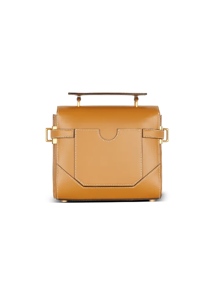 Balmain Smooth Leather BBuzz 23 Bag Brown Women Handbags