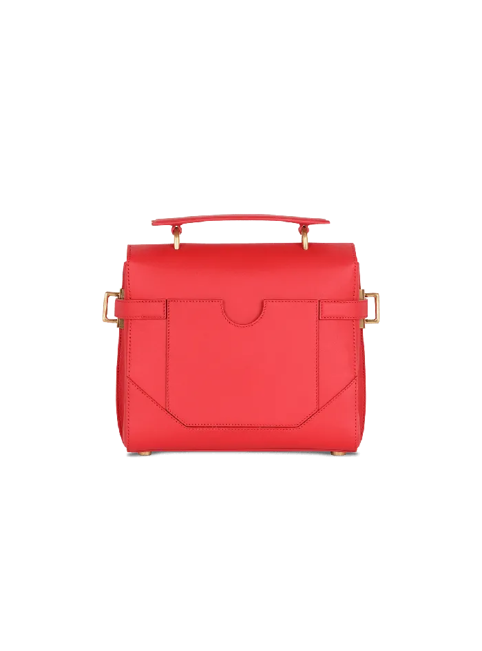 Balmain Smooth Leather BBuzz 23 Bag Red Women Handbags