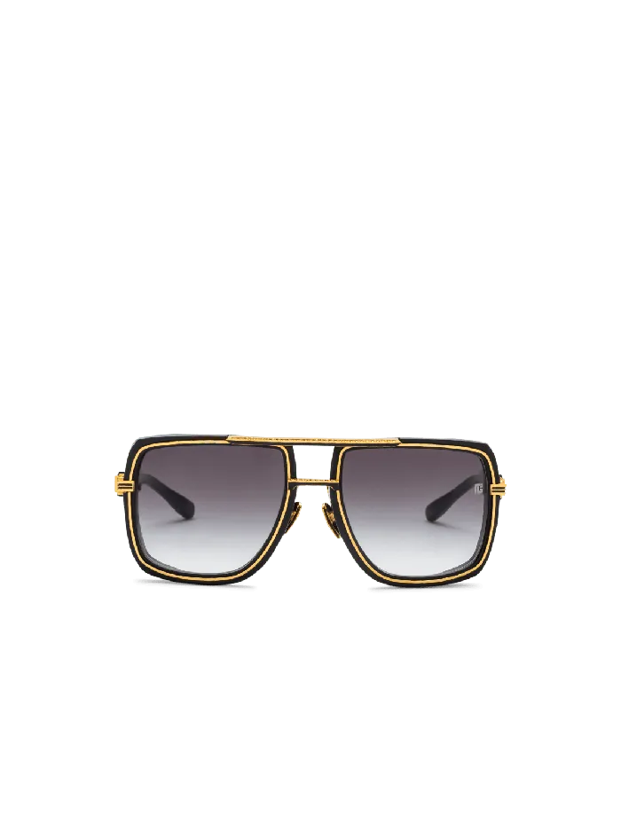 Balmain Soldier Sunglasses Gold WomenMen Eyewear