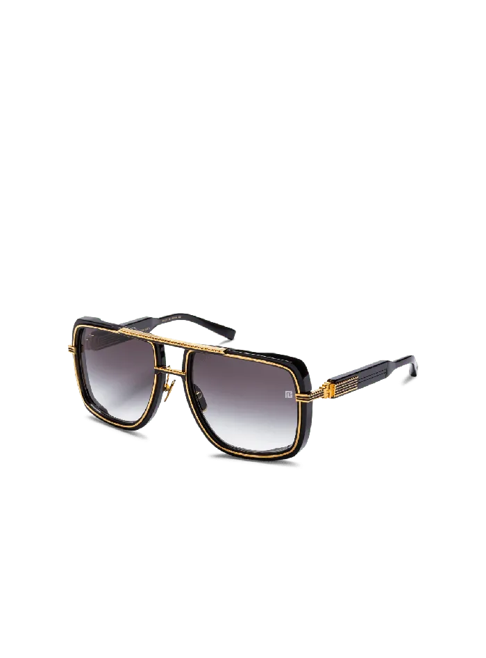 Balmain Soldier Sunglasses Gold WomenMen Eyewear