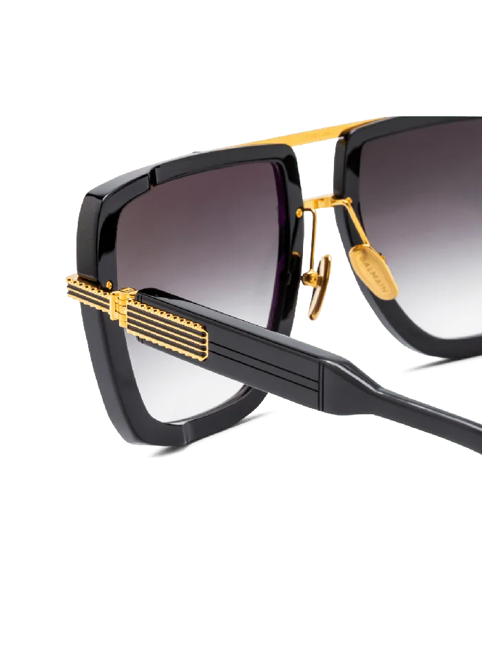 Balmain Soldier Sunglasses Gold WomenMen Eyewear