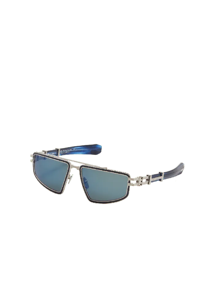Balmain Titan Sunglasses Blue WomenMen Eyewear