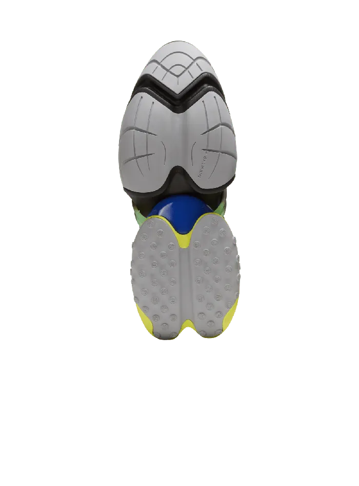 Balmain Unicorn Sneakers In Neoprene And Leather Multicolor Men Sneakers