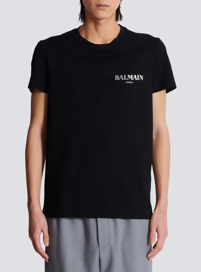 Balmain Vintage Shortsleeved Tshirt Black Men TShirts
