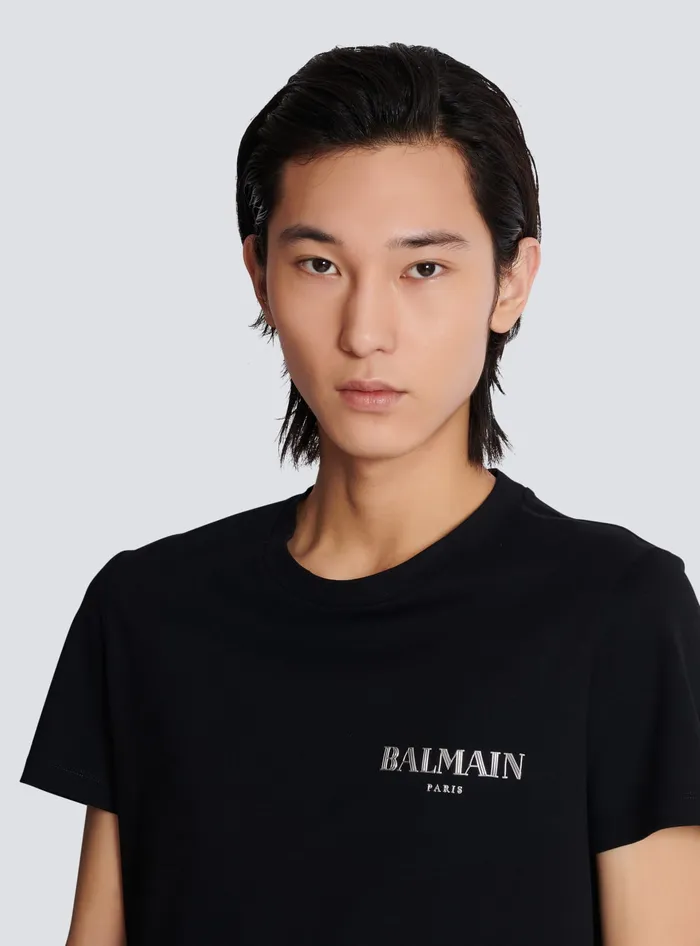 Balmain Vintage Shortsleeved Tshirt Black Men TShirts