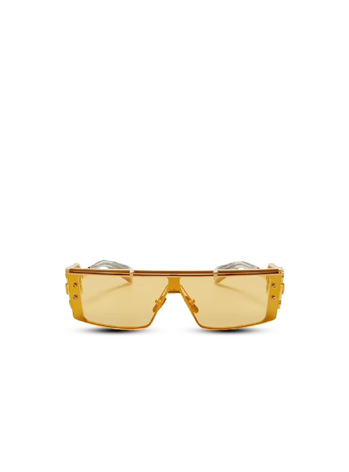 Balmain Wonder Boy III Sunglasses Gold WomenMen Eyewear