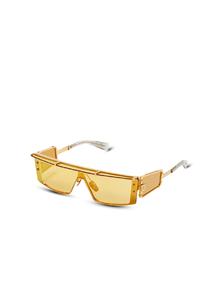 Balmain Wonder Boy III Sunglasses Gold WomenMen Eyewear
